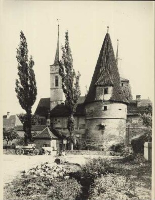 Unterfranken. Iphofen. Rödelseer Tor (15. Jahrhundert; Nordtor))