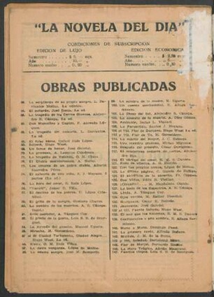 Obras públicadas