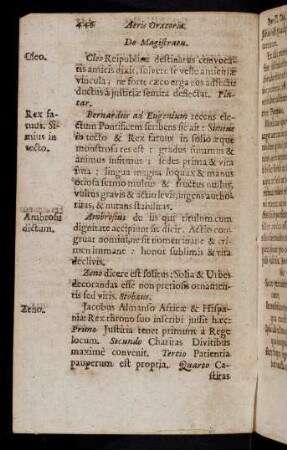 446-456, De Magistratu. Cleo Reipulicae destinatus ...