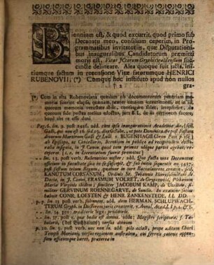 Programma, quo Augustinus Balthasar, ... ad Joachimi Gotthilff Sparmanni ... in recensendis vitis jureconsultorum Gryphiswaldensium, qvi ab initio fundatae academiae floruerunt, pergit
