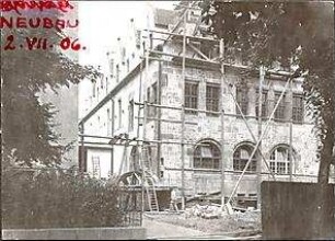 Fischer, Theodor; Jena; Universität - Bauarbeiten