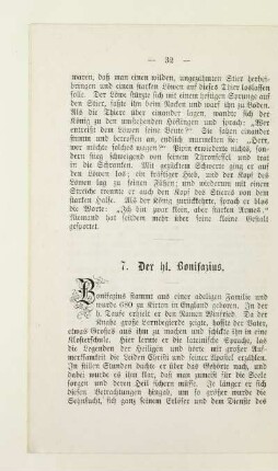 7. Der hl. Bonifazius