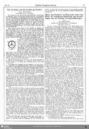 Von der Grösse und dem Gewicht der Unruhen (Fortsezung von No. 11 und Schluss)