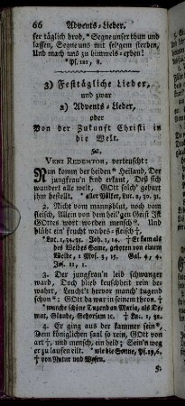 3) Festtägliche Lieder,[...]