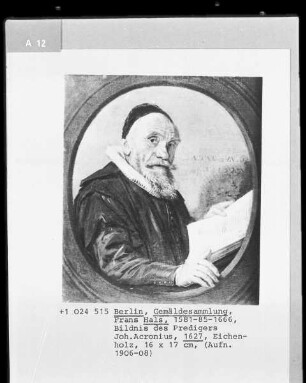 Der Prediger Johannes Acronius (1565-1627)