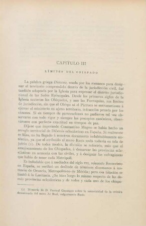 Capitulo III. Límites del Obispado
