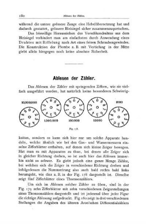 Ablesen der Zähler