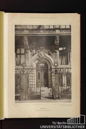 Tafel 3. Berlin. Potsdamer Strasse 118a