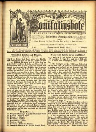 Ausgabe vom Sonntag, den 13. Oktober 1895.