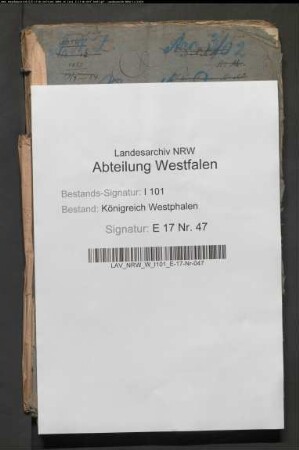 Vereinigung der stiftischen mit den städtischen Armenfonds in Paderborn