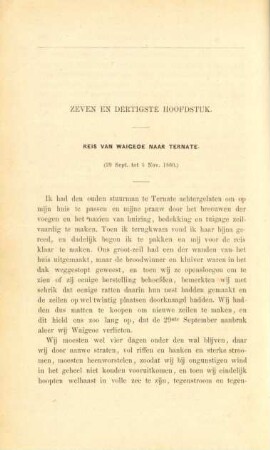 Zeven en dertigste hoofdstuk. Reis van Waigeoe naar Ternate