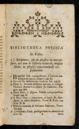 1-161, Bibliotheca Physica.