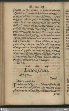 Lettere facete