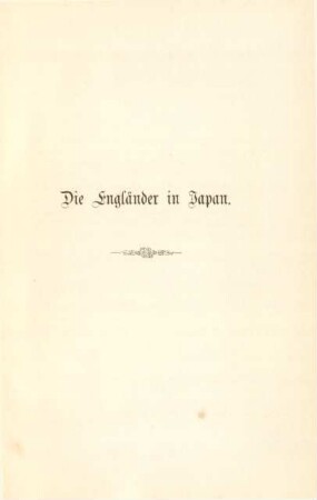 Die Engländer in Japan