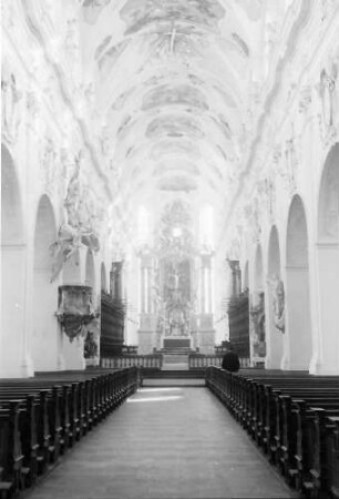 Ochsenhausen: Inneres der Klosterkirche