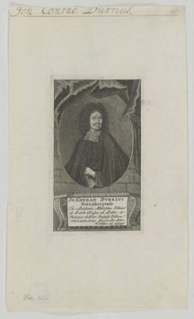 Bildnis des Jo. Conrad Dvrrivs