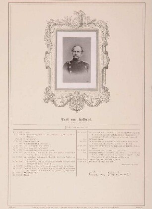 Bildnis von Karl von Kraewel (1814-1891)