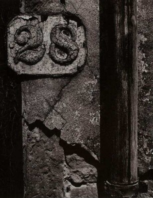 Hausnummer in Sachsenhausen