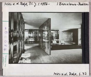 Mies van der Rohe: Barcelona-Pavillon