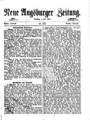 Neue Augsburger Zeitung. 1871,7/12