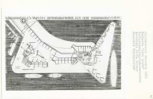 [Alte Liebe], Cuxhaven (Diplomarbeit bei Willy Kreuer): Grundriss Untergeschoss 1:200