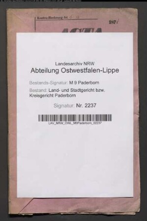 Erblasser: Lambrecht, Therese: