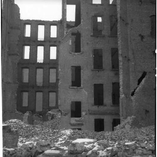 Negativ: Ruine, Kleiststraße 5, 1952