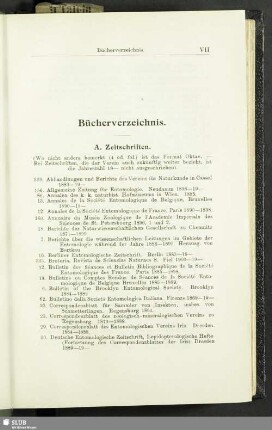 Bücherverzeichnis