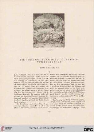 Die Verschwörung des Julius Civilis von Rembrandt