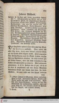Zehnter Abschnitt
