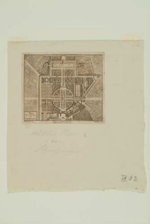 Gartenplan Schwetzingen