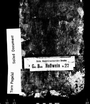 Lehnbuch von Etzdorf (bei Roßwein)