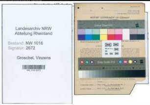 Entnazifizierung Vinzens Groschel , geb. 01.04.1904 (Uhrmacher)