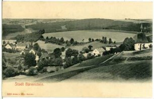 Bärenstein. Blick über Bärenstein