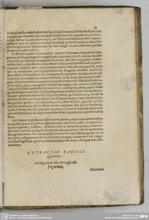 EXTRACTIO RADICIS QUADRATA.