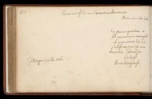 Eintrag (Göttingen, 10.11.1761)