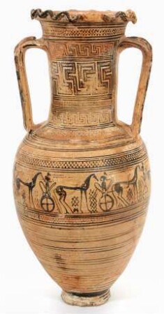 Halsamphora im geometrischen Stil