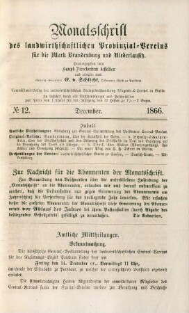 No 12. December. 1866.