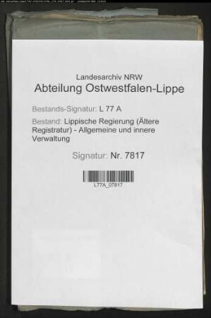 Anstellung der Flurschützen im Amt Brake
