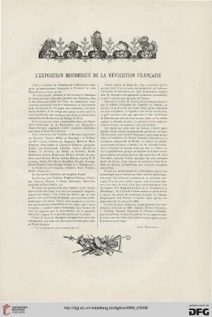 15: L' exposition historique de la Révolution française