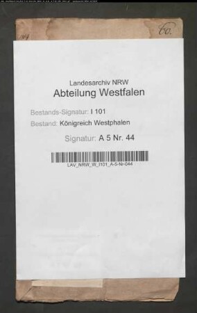 Vermögensaufnahme des Benediktinerinnenklosters Willebadessen