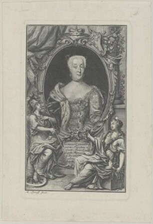 Bildnis der Sophia Carolyna von Oost-Friesland