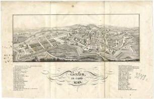 Berlin im Jahre 1688.