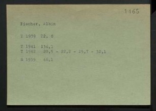 Fischer, Albin