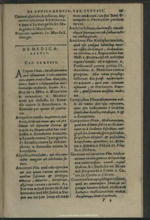 De Medicamentis. Cap. XXXVIII