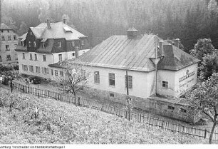 Schmiedeberg-Dönschten. Ferienheim Dönschten, ehemals Gasthof Waldesruh, September 1949