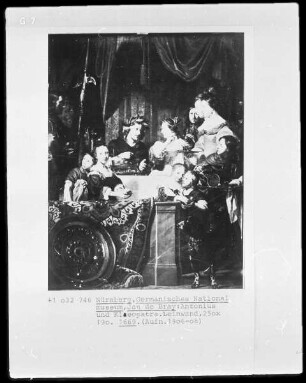 Familienbildnis des Künstlers als Antonius und Kleopatra