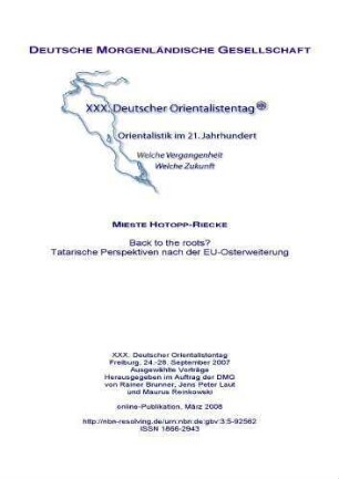 Back to the roots? : Tatarische Perspektiven nach der EU-Osterweiterung