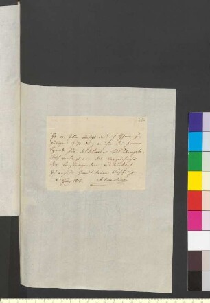 Brief von Brentano, Johanna Antonia Josepha an Goethe, Johann Wolfgang von