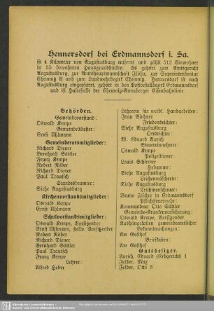 Hennersdorf bei Erdmannsdorf i. Sa.